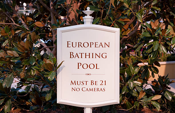 istock European Bathing Pool, Informational Sign, Twenty-One, Adult Activity 174530749