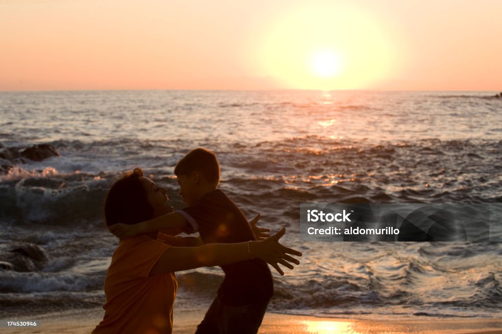 Mom's love Affectionate Stock Photo