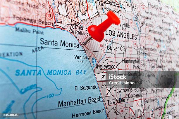 Foto de Destino De Los Angeles E Santa Monica e mais fotos de stock de Mapa - Mapa, El Segundo, Califórnia