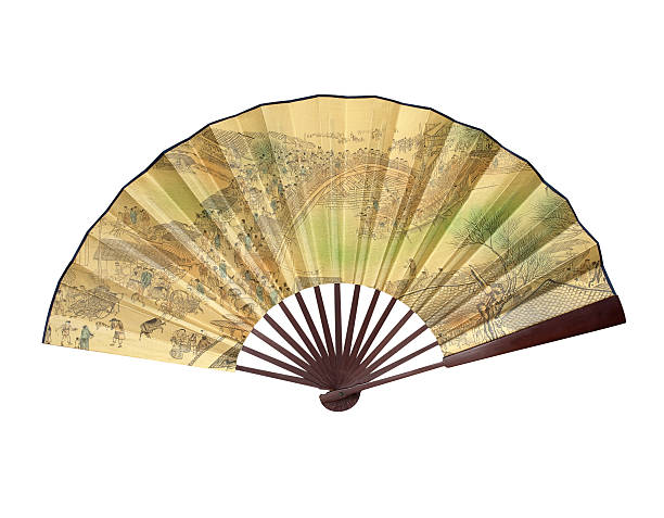 istock Big Chinese silk fan 174531040