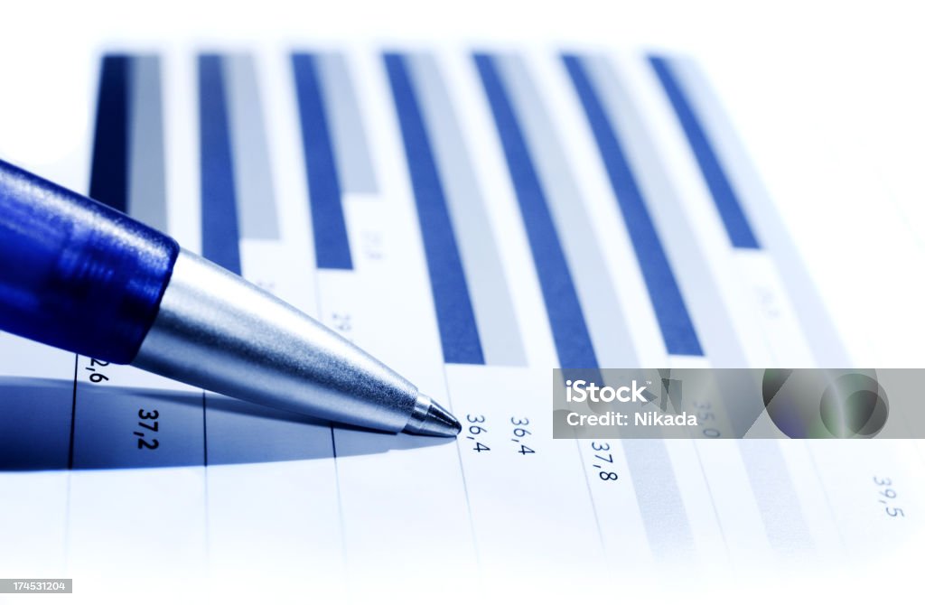 Analisi di un rapporto di lavoro - Foto stock royalty-free di Investimento