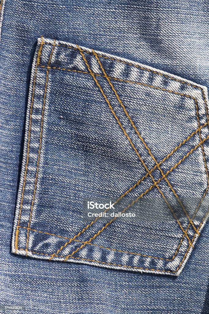 Denimstruktur - Lizenzfrei Blau Stock-Foto