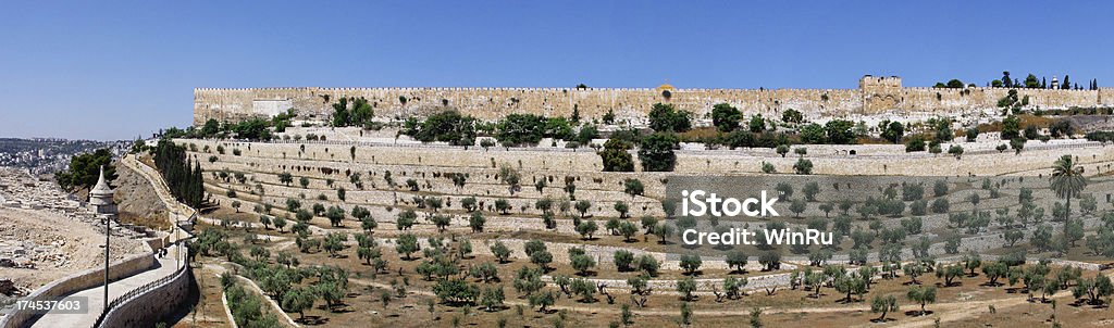 Walls of Jerusalem - Foto de stock de Barrio antiguo libre de derechos