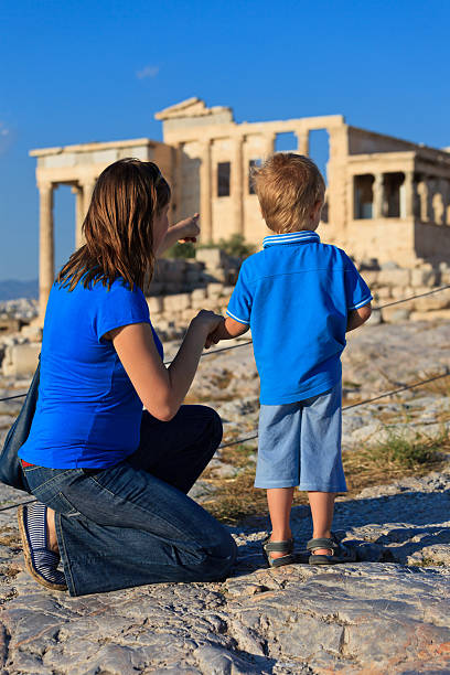 istock family in Acropolis,  Athens, Greece 174538275