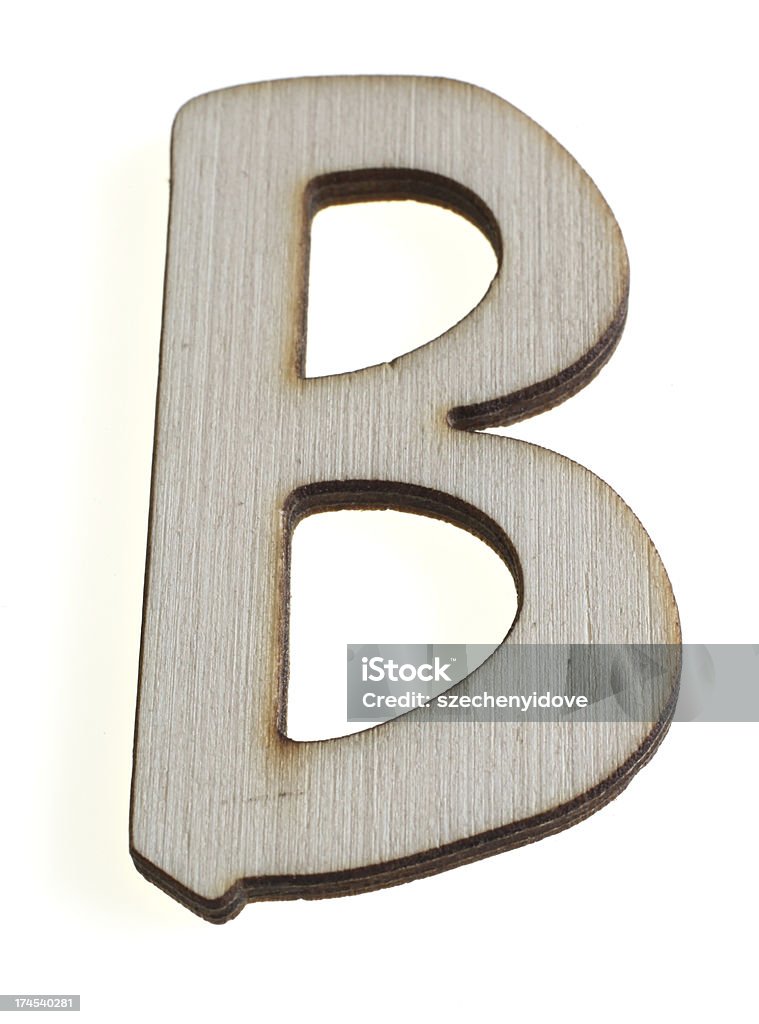 Treen Capital Letter B - Lizenzfrei Alphabet Stock-Foto