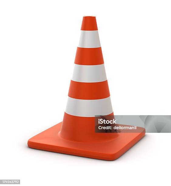 Traffic Cone Stock Photo - Download Image Now - Traffic Cone, Cone Shape, Cut Out