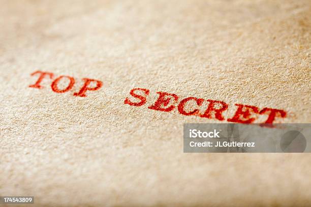 Secreto Superior Foto de stock y más banco de imágenes de Conceptos - Conceptos, Confidential - Palabra en inglés, Detalle de primer plano