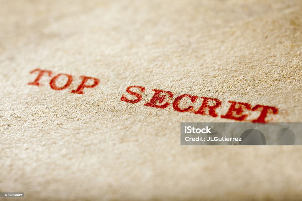 Top secret - Foto stock royalty-free di Carta