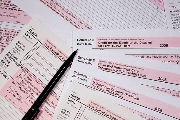 istock Tax Form 1040 IRS 174544054