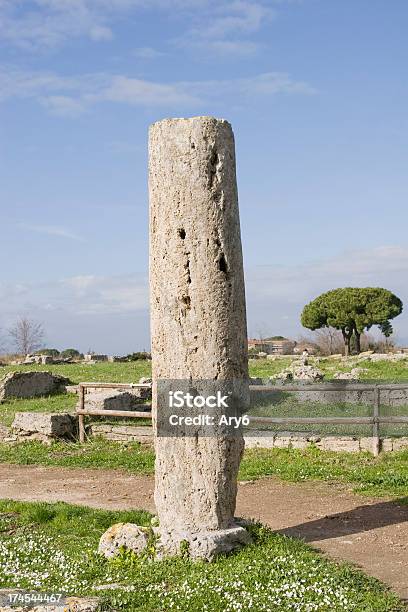 Tempio Di Poseidone Paestum Italia - Fotografie stock e altre immagini di Antica Grecia - Antica Grecia, Antica Roma, Archeologia