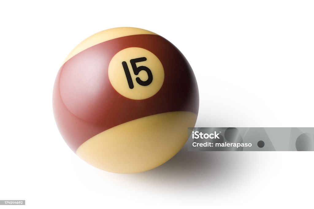 Pool ball Fifteen ball.Please see some similar pictures from my portfolio: Pool - Cue Sport Stock Photo