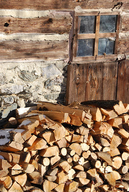 istock Wooden Shed and Firewood 174544808