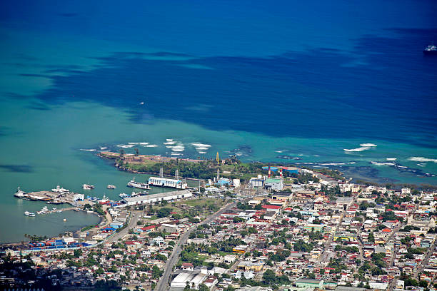 caribbean town puerto plata. dominican republic. puerto plata stock pictures, royalty-free photos & images