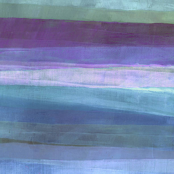 rayas azules - oil painting striped fine art painting abstract fotografías e imágenes de stock