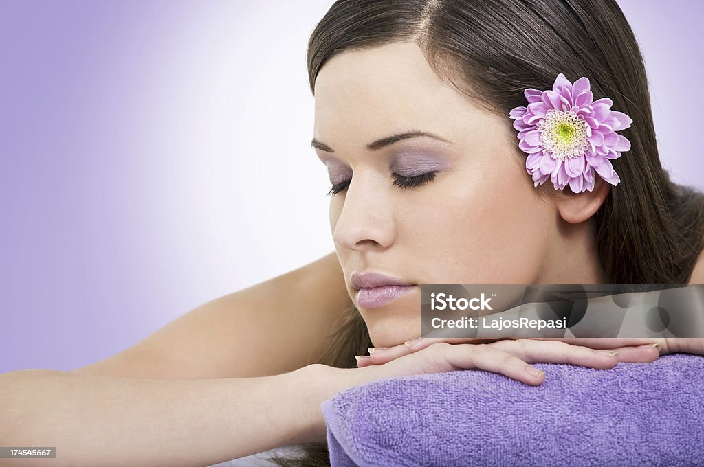 Relaxante no spa - Royalty-free Adulto Foto de stock