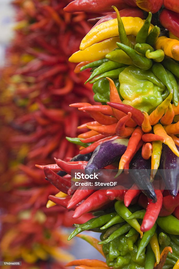 String de multicolore peppers - Photo de Aliment libre de droits