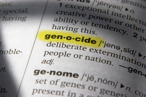 Definition of the Word Genocide (Highlighted)