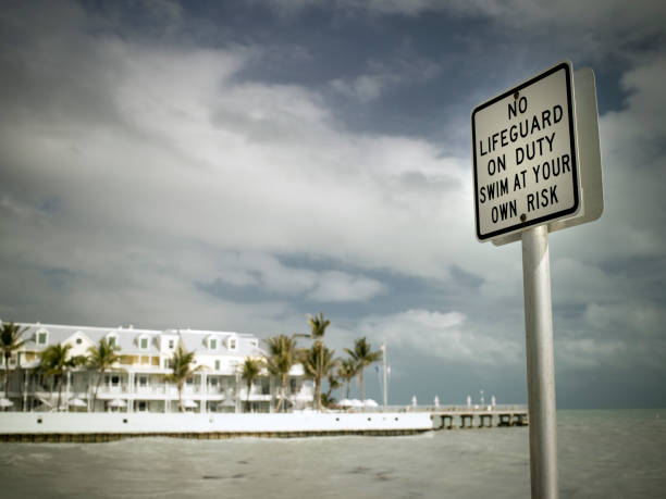 istock Lifeguard sign in Key West  Florida 174546322