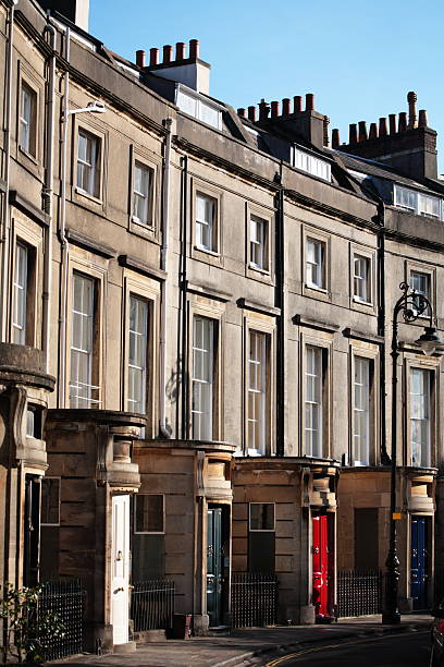 istock Georgian Crescent Houses 174546329