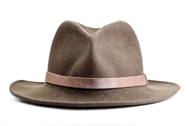 This image is of a fedora hat.This image was taken with a Canon L series lens for highest quality.