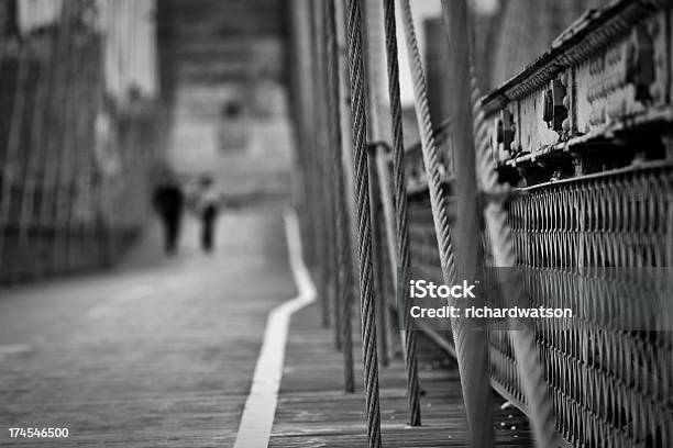 Ponte De Brooklyn - Fotografias de stock e mais imagens de Ao Ar Livre - Ao Ar Livre, Arame, Arquitetura