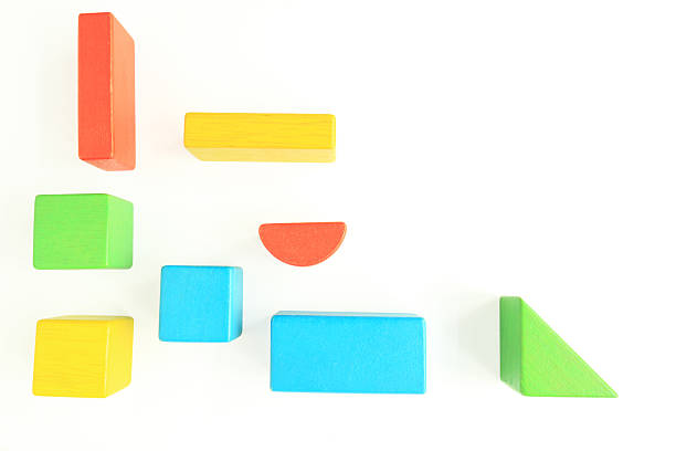 istock Toy Wooden Blocks on White 174548477
