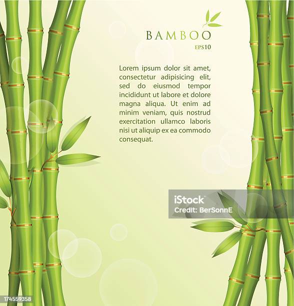 Fundo De Bambu Com - Arte vetorial de stock e mais imagens de Abstrato - Abstrato, Arte, Arte e Artesanato - Arte visual