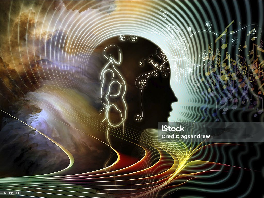 Illusions человеческий разум - Стоковые фото Абстрактный роялти-фри