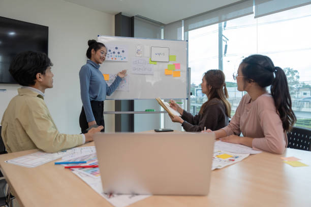istock Brainstorm planing creative teamwork, Close up of hands mobile phone app developer team meeting about screen display prototype layout for smartphone, ui, ux concept 1745674737