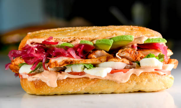 istock Roasted Chicken Sandwich Close-up View 1745684633