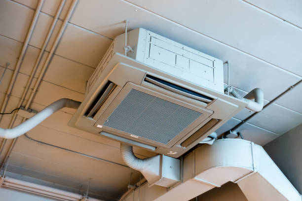 istock A large air conditioning unit installed in the office. 1745688497