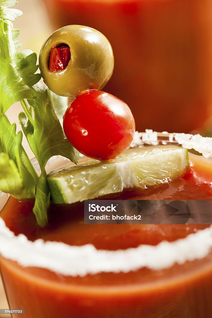 Würzigen Bloody Mary alkoholische Getränke - Lizenzfrei Alkoholisches Getränk Stock-Foto