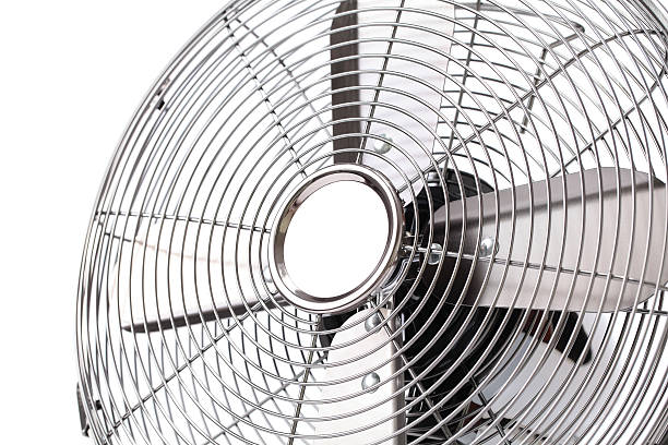 electric ventilator - summer cool electric fan heat stock-fotos und bilder