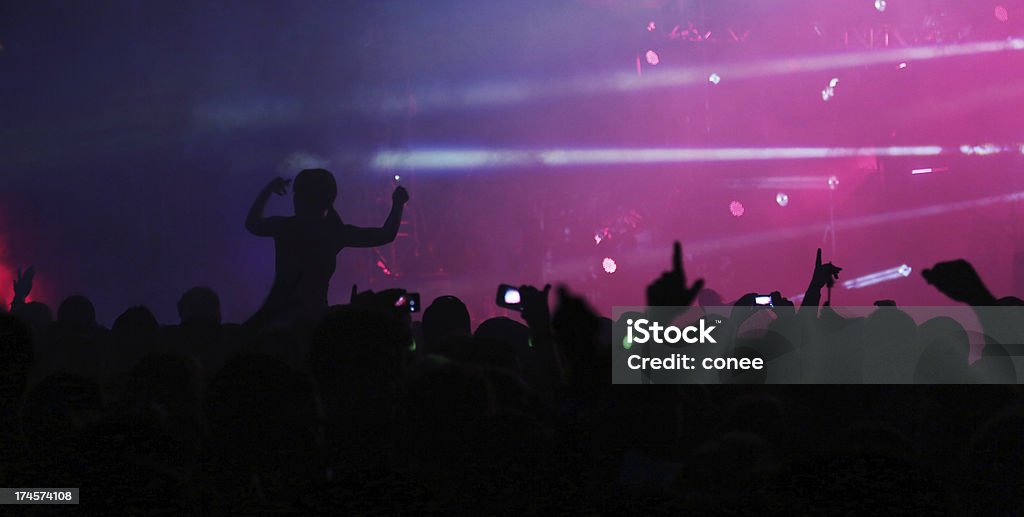 Feminino ventilador no show - Foto de stock de Bailarina royalty-free