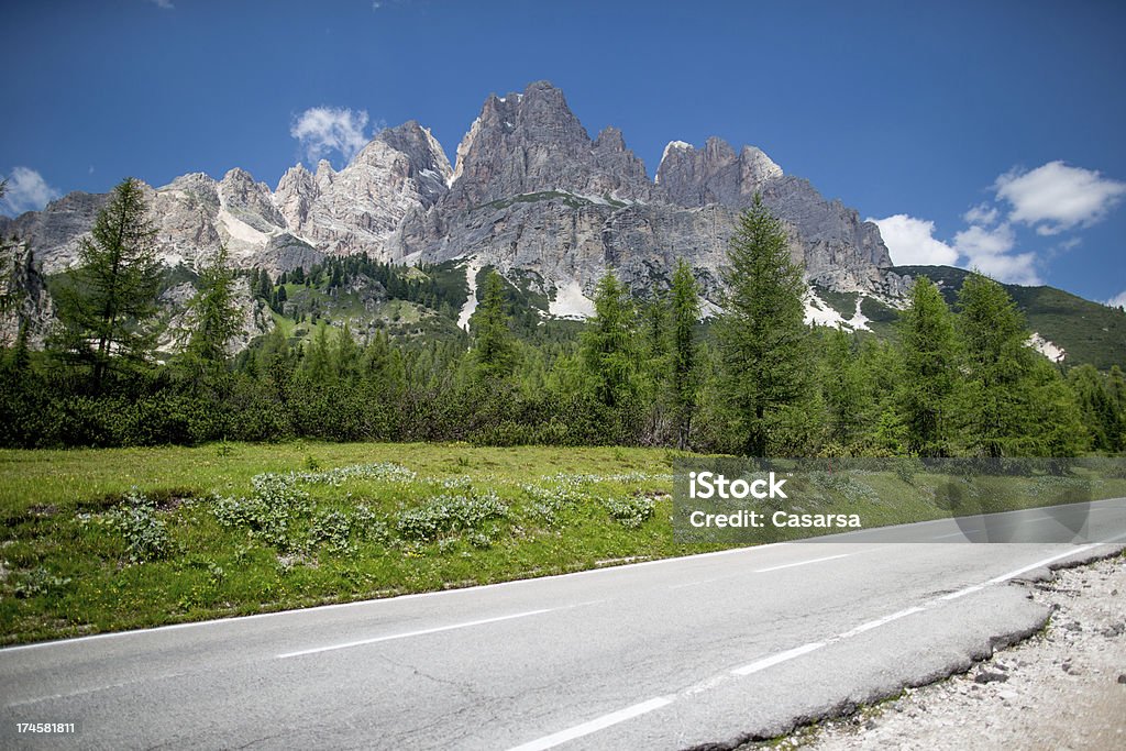 Montanha Pomagagnon - Royalty-free Alpes Europeus Foto de stock