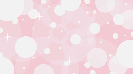 Pink galaxy bubble light background