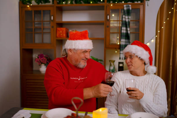 istock Family celebration for Christmas at home. 1745867510