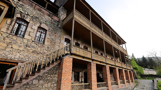 'Birgi-İzmir, Turkey - February 06, 2016: \nKadılar Pasazade mansion. \nBirgi is an old Turkish Town in Odemis, Izmir TURKEY'