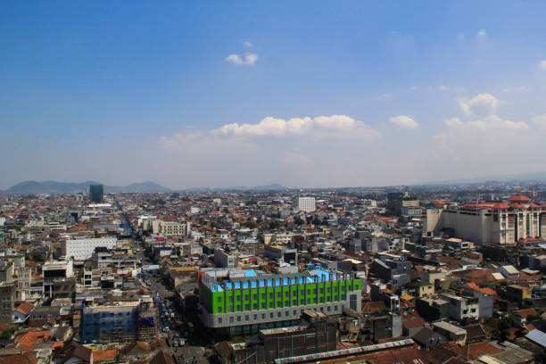 istock Aerial view of Bandung West Java Indonesia in daytime 1745930804