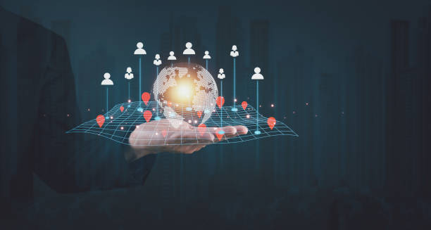 istock Manage communications, relationships, exchange of transportation business information. logistics 1745992990