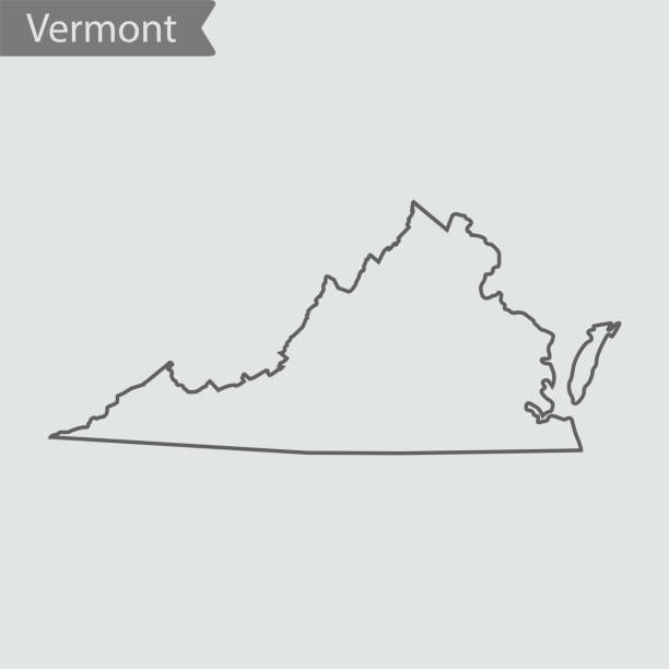 Virginia Map Solid 600+ Political Map Of Virginia Stock Photos, Pictures & Royalty-Free ...