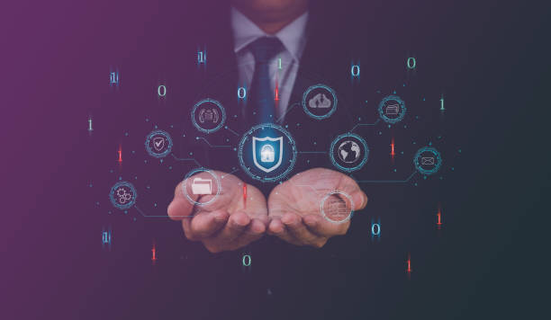 istock Security concept Cyber and privacy protects your data, finances,Bank 1745999542