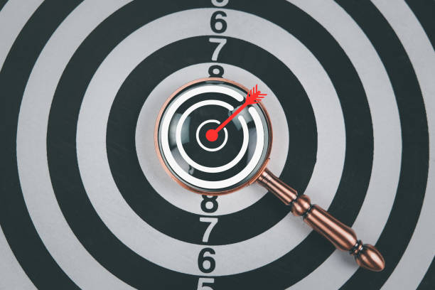 istock brainstorming for ultimate goals in business strategy plan ahead of competitors magnifying glass 1746006297
