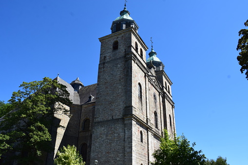 Medieval cathedral of Malmedy