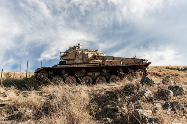 istock The remains destroyed tank 1746008473