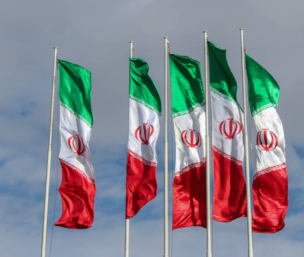 istock iranian flags and the cloudy sky background 1746016630