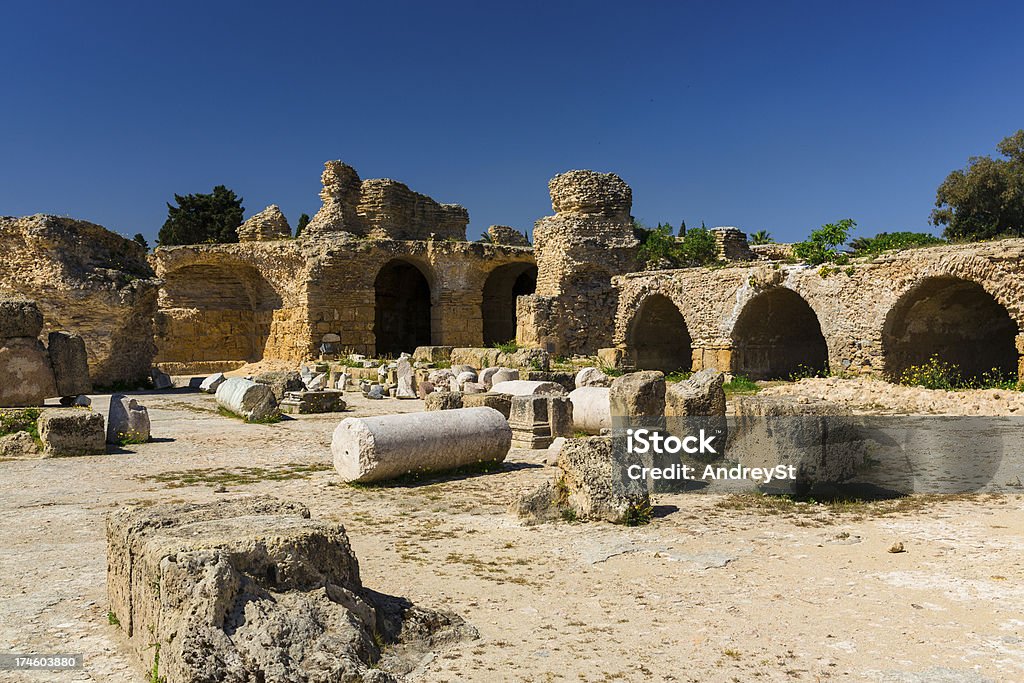 Старые Руины Carthage - Стоковые фото Археология роялти-фри