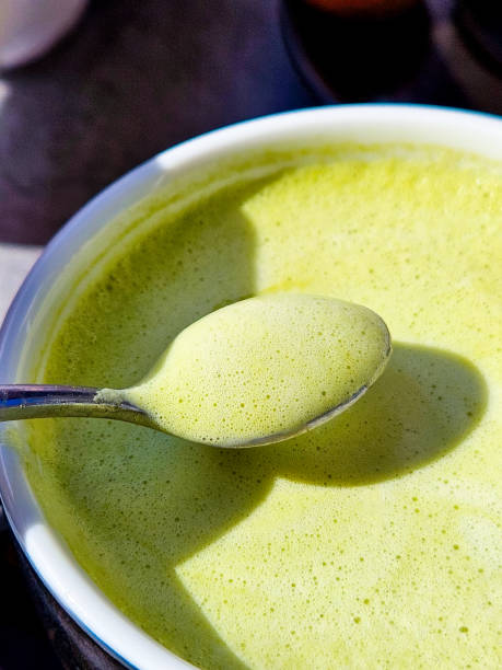 Foamy Matcha Latte Spoon
