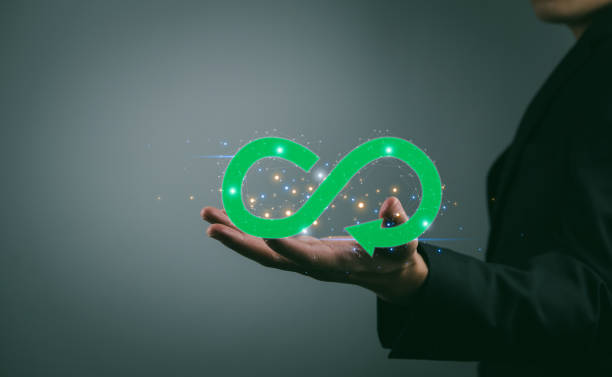 istock circular economy icon resource concept for saving, globa 1746070900