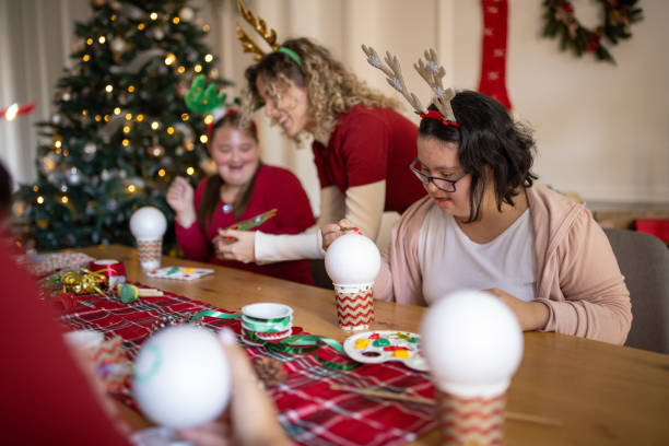 istock People making Christmas ornaments at home 1746117143
